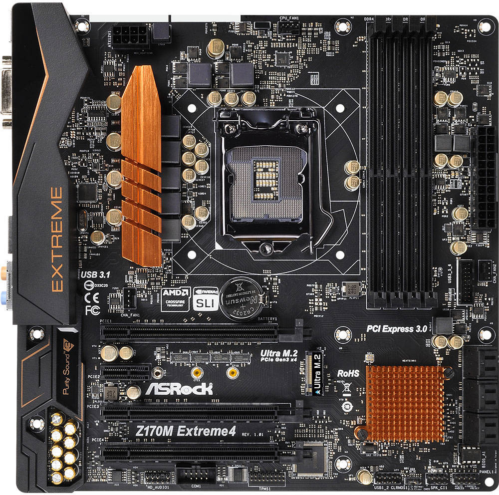 Asrock Z170M Extreme4 - Motherboard Specifications On MotherboardDB